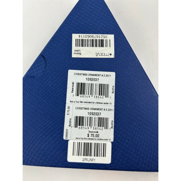 Swarovski 2011 20 Years Annual Edition Christmas Ornament Snowflake w/ Box - Picture 7 of 7